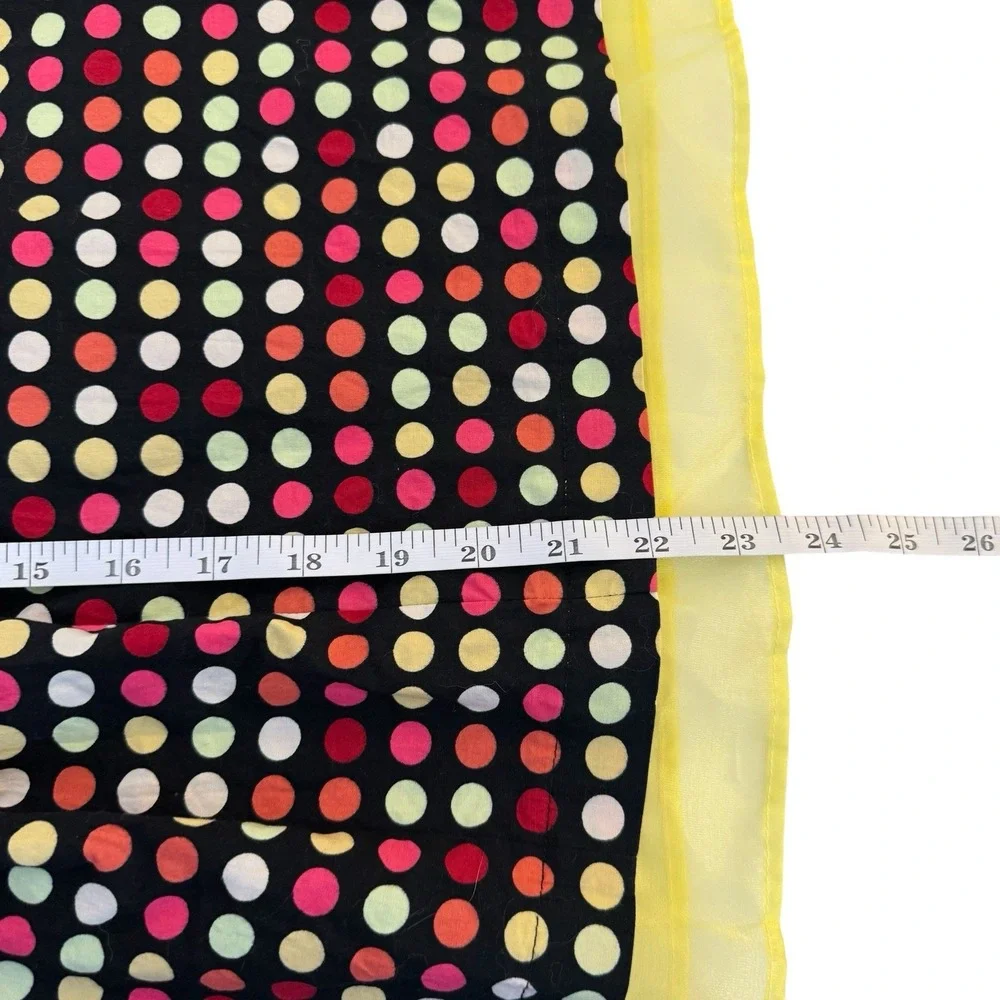 Vtg Requirements Y2K 90s‎ Polka Dot Skirt Size 16 Colorful Dopamine Statement